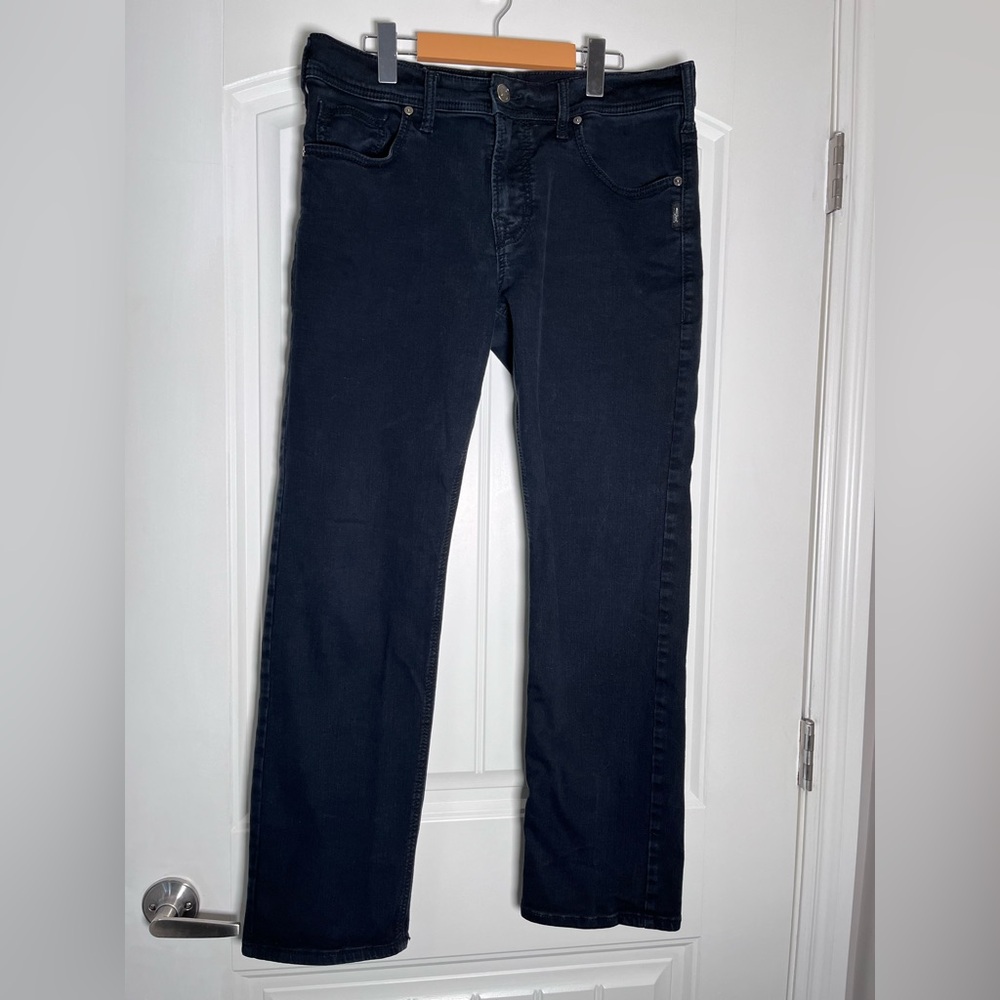 Men's black silver Jeans